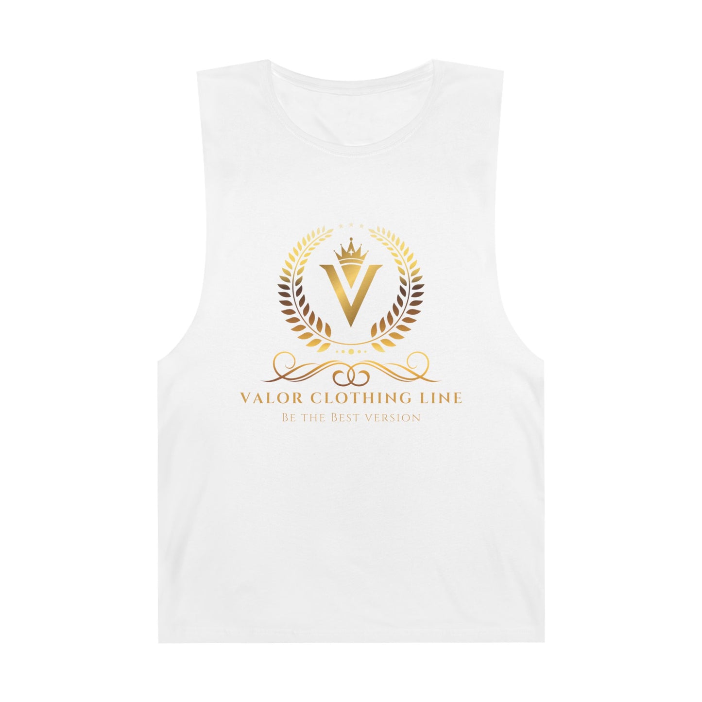 Valor Clothing Line Tank Top Mens (white)