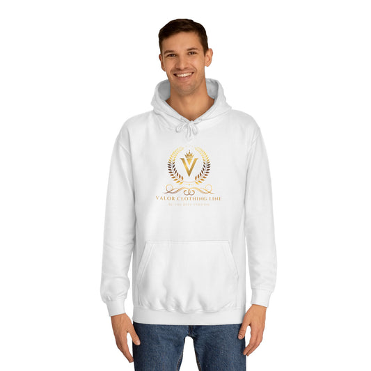 Valor Clothing Line Hoodie Men's (white)