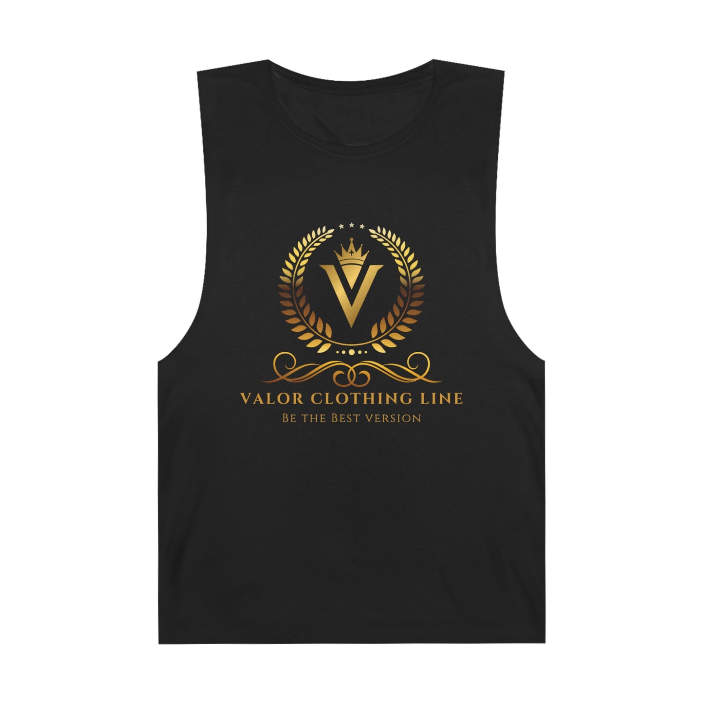 Valor Clothing Line Tank Top Men's (Black)