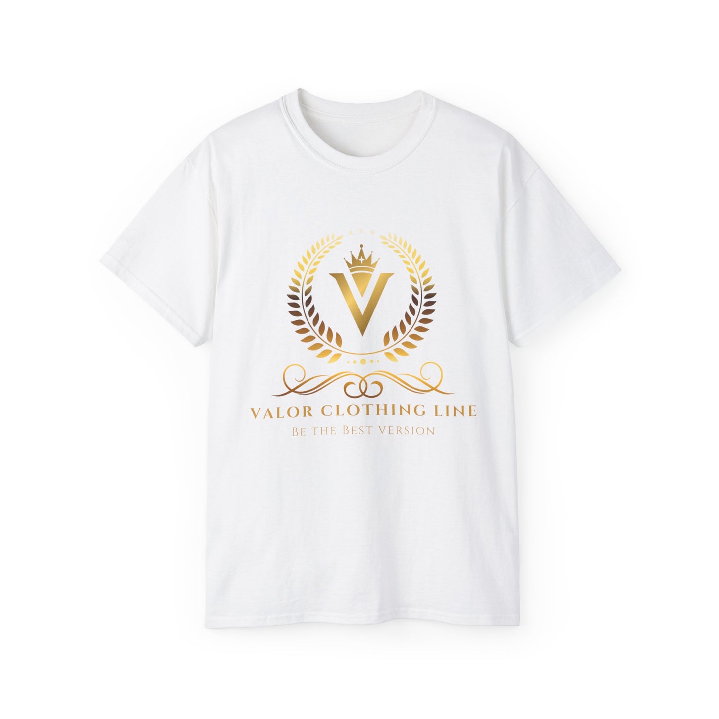 Valor Clothing Line T-shirt Mens (white)