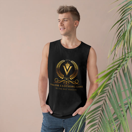 Valor Clothing Line Tank Top Men's (Black)